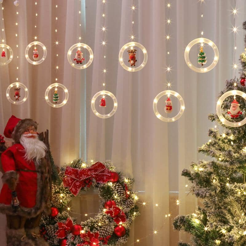 Jul LED Gardinslinga