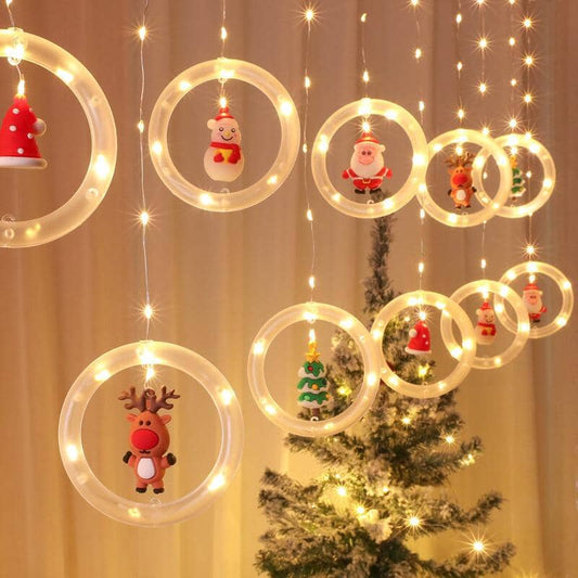 Jul LED Gardinslinga