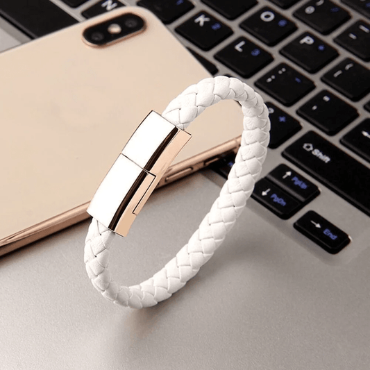 Lade-Armband – Tragbares USB-Ladegerät als Armband