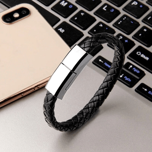 Lade-Armband – Tragbares USB-Ladegerät als Armband