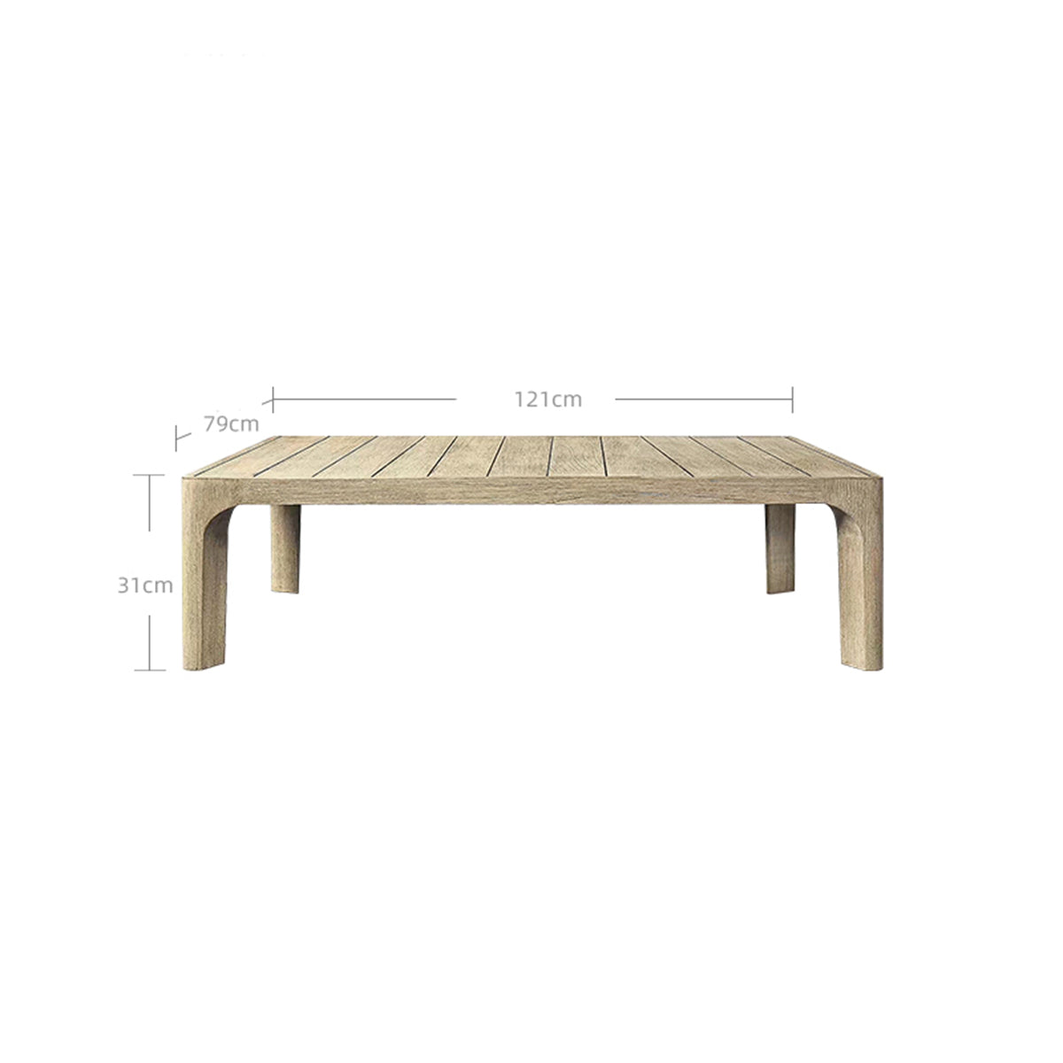 Malta Teak Coffee Table-5