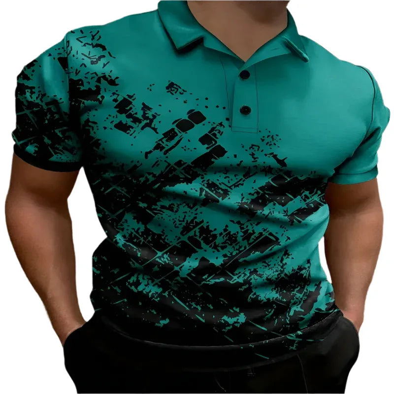 Men's Breathable Short Sleeve Fashion Polo Shirts