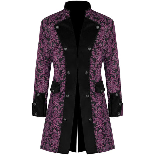 Men's Coat Solid Color Fashion Overcoat