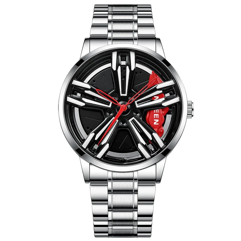Men's Locomotive Wheel Watch