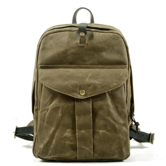 Men's Retro Outdoor Large Capacity Canvas Backpack