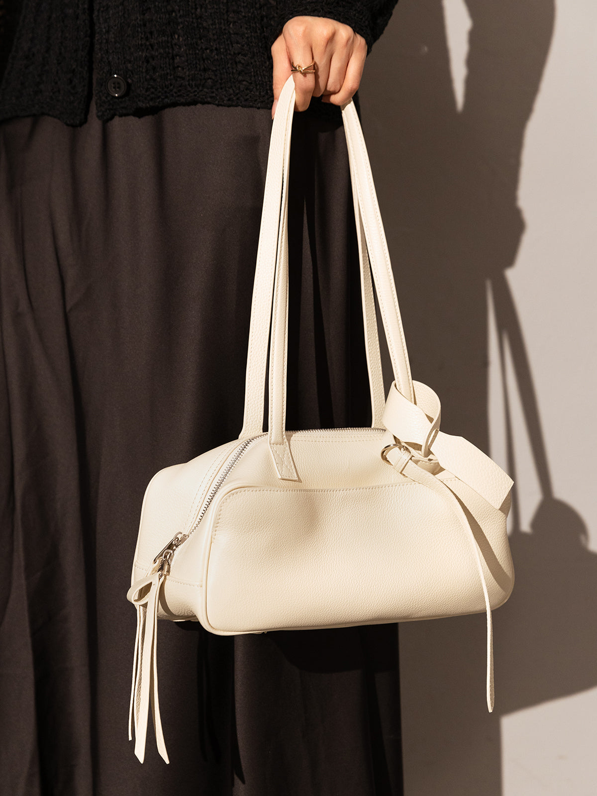 Mini Rectangular Knot Strap Shoulder Bag-5