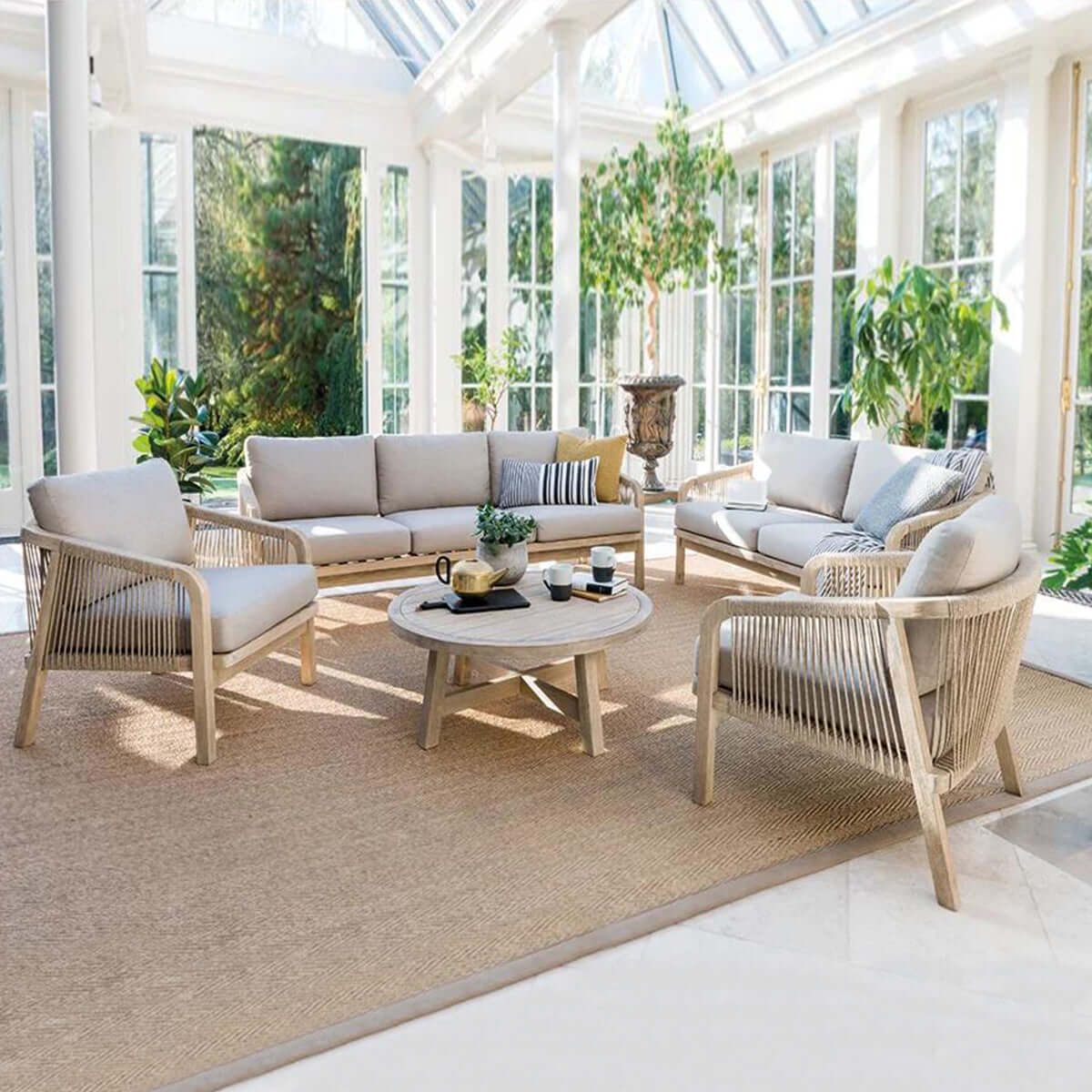 Monte Natural Round Coffee Table-0