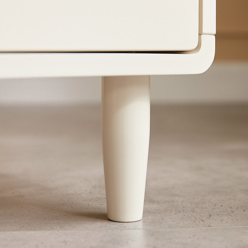 Nordic Modern Minimalist White Bedside Table for Children-4