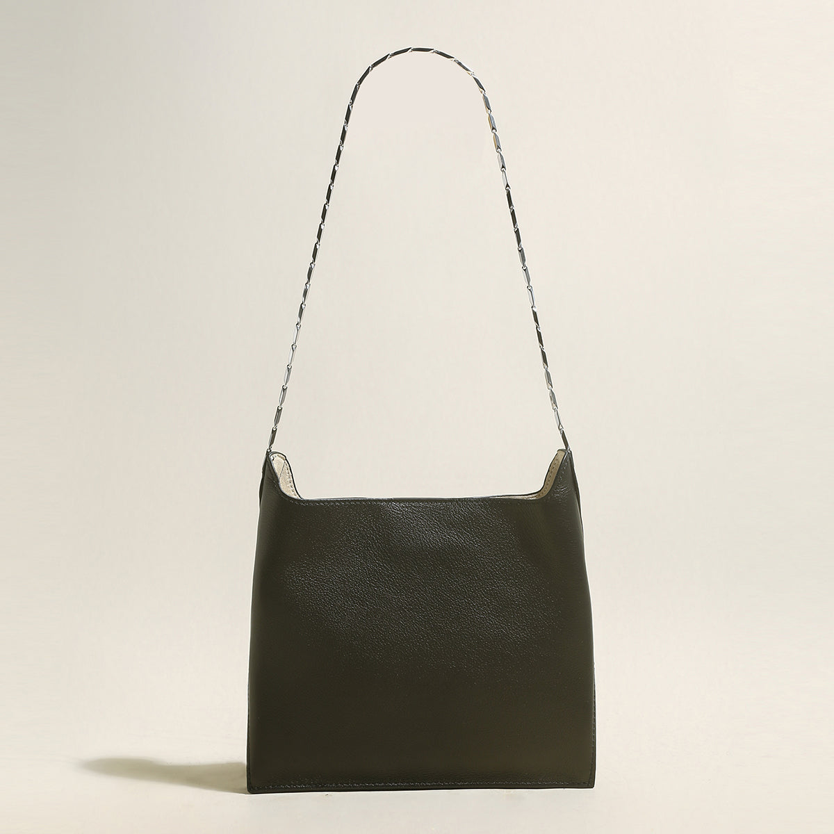 Sandra Leather Shoulder Bucket Bag-0