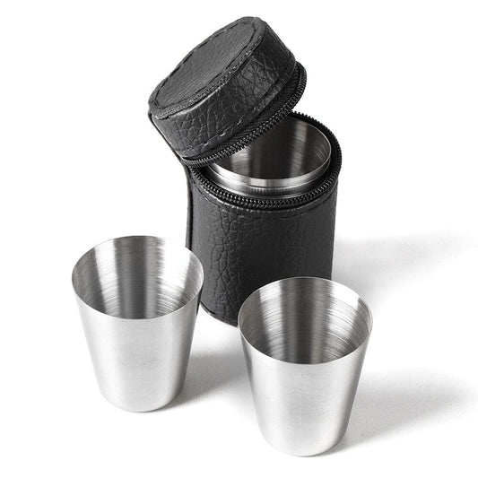 Metall-Shotglas