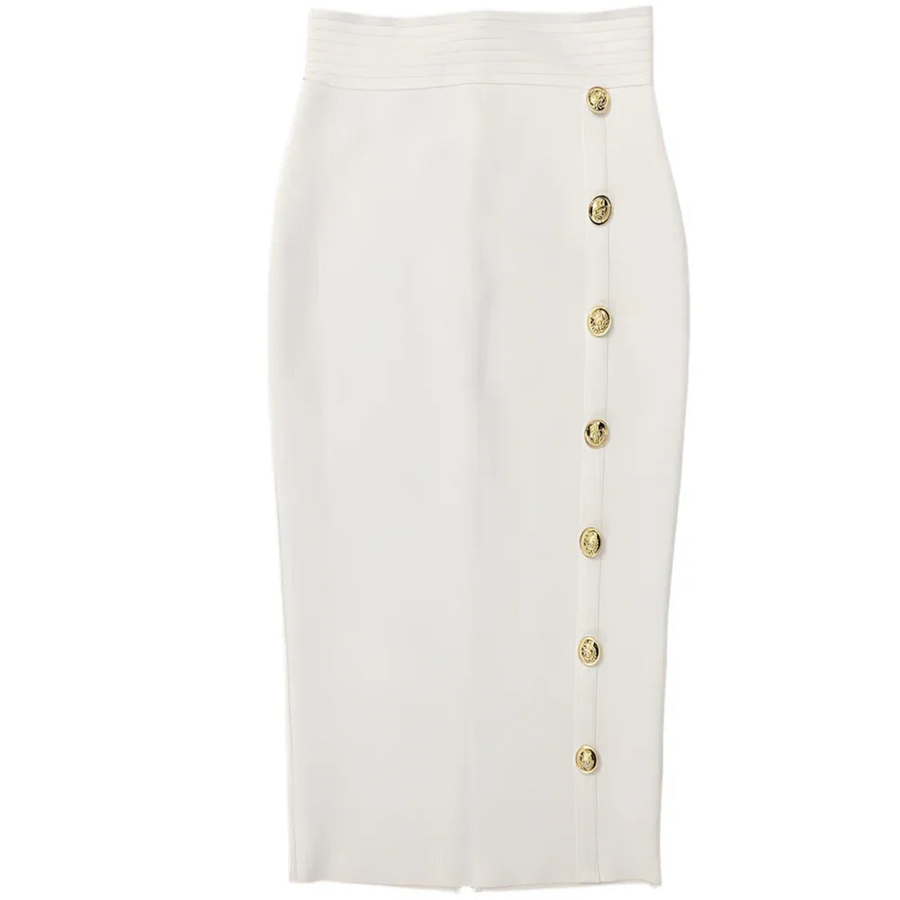 Slim Fit Bandage Temperament All-Match Hip Skirt