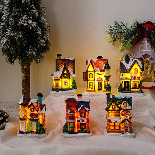 Kleine Weihnachtshäuser