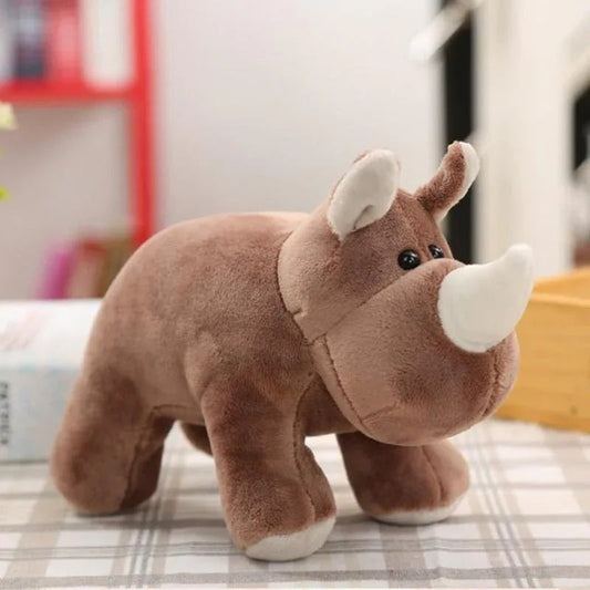 Stuffed Animal Soft Rhino Plush Toy