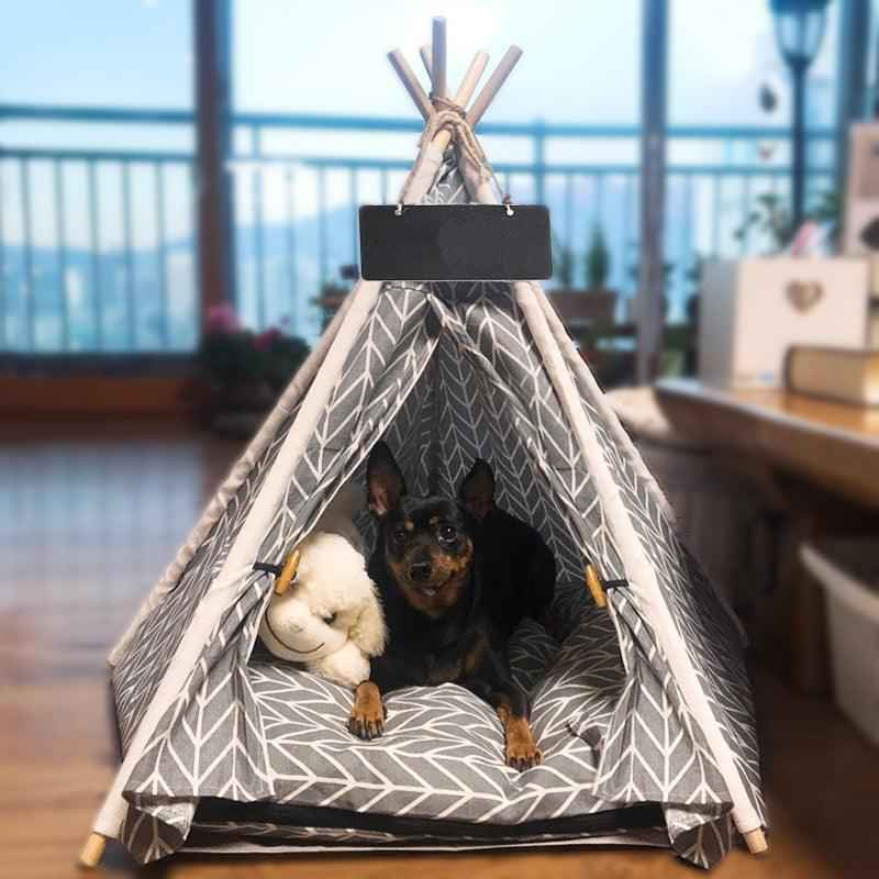 Tipi tält för hund och katt – mysig och trygg sovplats
