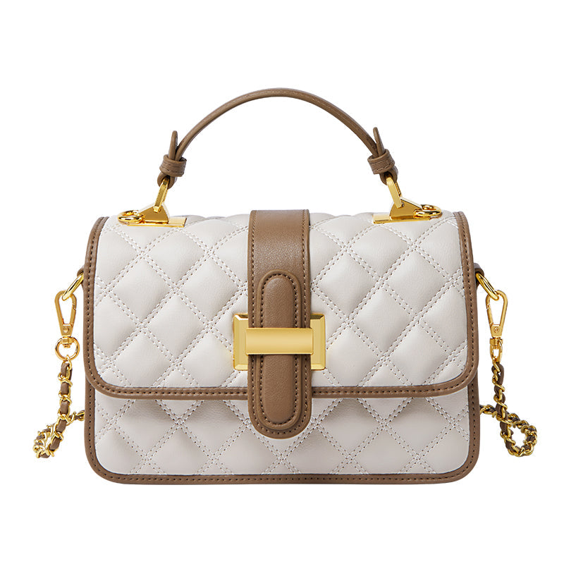 White Grandeur Satchel Bag-0